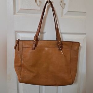 Fossil Leather Tote
